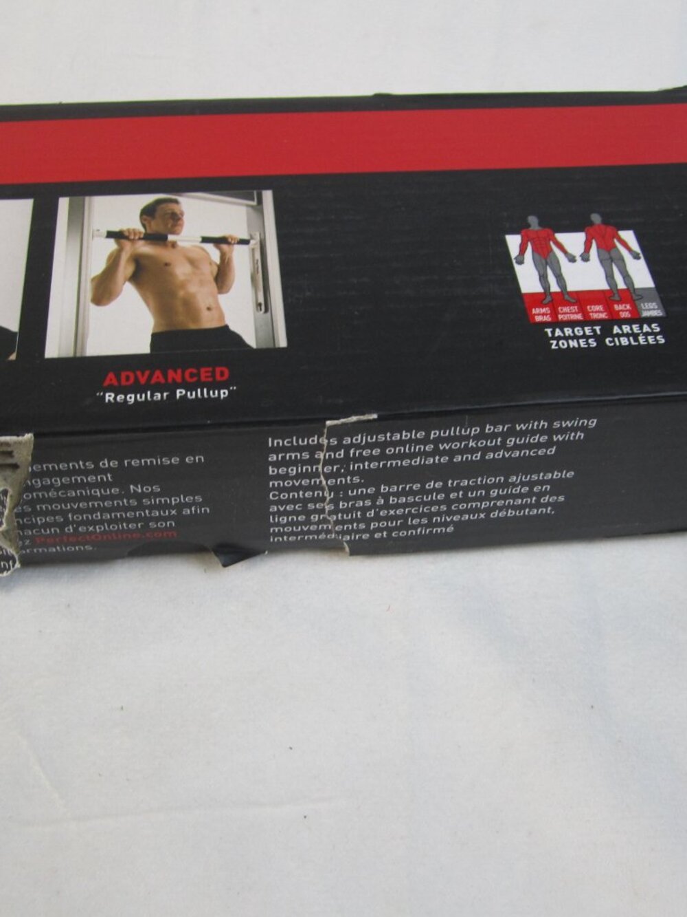 Perfect Pullup Adjustable Easy Install Door Mounting Pull Up Bar -New(Open  Box) - Picture 4 of 10